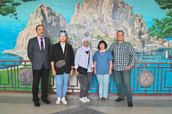 Дальневосточный геологический институт ДВО РАН посетила  делегация Карагандинского государственного технического университета  Республики Казахстан